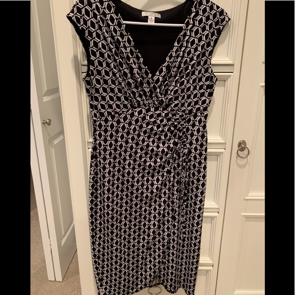 Beautiful black and white dress